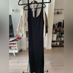Black maxi dress